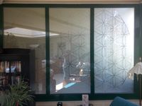 Glasdekor als Sichtschutz fürs Büro